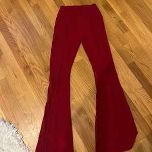 Out From Under Aria Seamed Flared Pant Ribbed